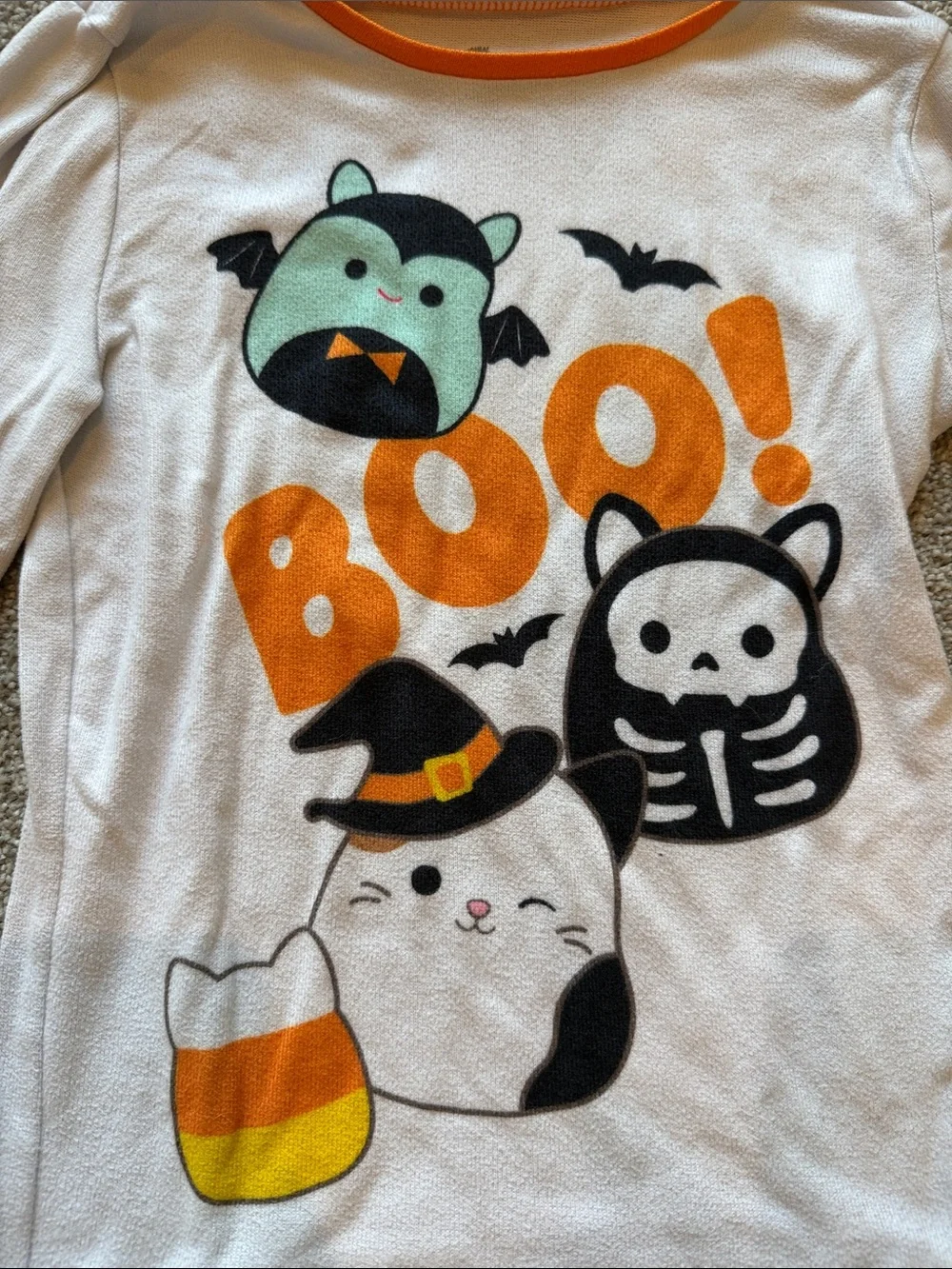 Squishmallows Kids Halloween Pajama Set Size 10